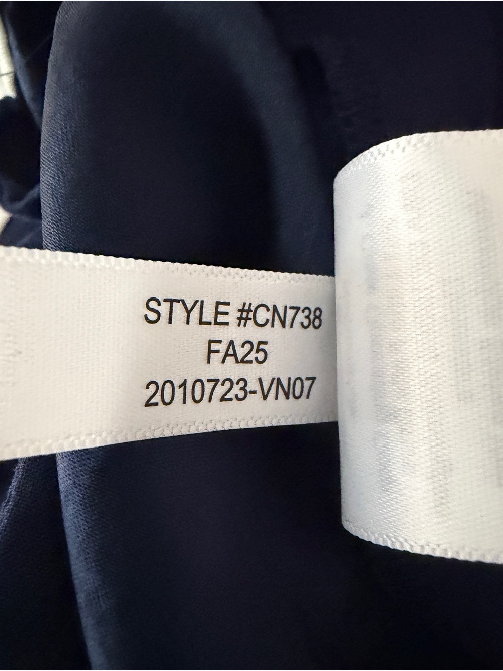 J. Crew Essential Wide Leg Navy Blue Textured Satin Dress Trouser Pants 4 - Picture 8 of 8